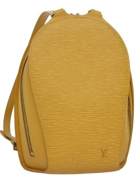 Louis Vuitton Handbags - LOUIS VUITTON Epi Mabillon Backpack Yellow M52239 LV Auth 82929A